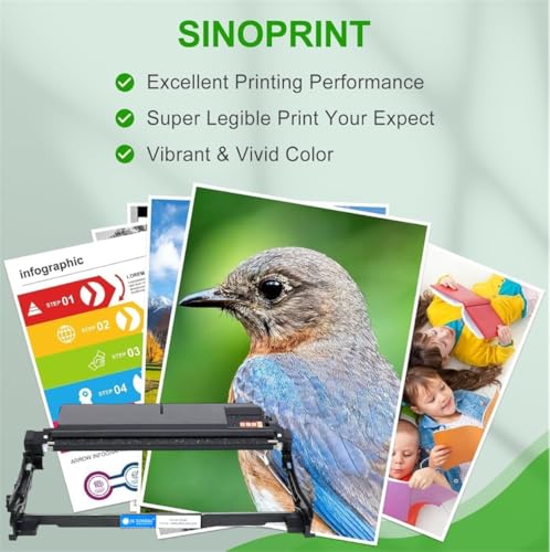 Image of Jk toners 181A Drum Unit Compatible with HP Laser 303d, 303dw, MFP 323d, MFP 323dnw, MFP 323sdn, MFP 323sdnw Printers | High Page Yield - 10000 (with Chip) (Drum 181A | W1810A)