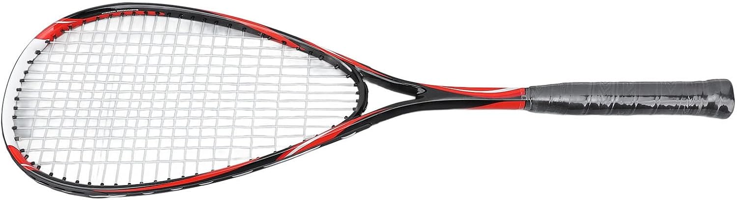 Training Squash Racket, Comfortable, Squash Racket for The Beach (Red)