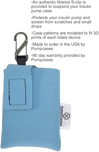 Miniatura 6 de Soporte para bomba de insulina con clip, bolsa de neopreno para bomba de diabetes + clip de acero inoxidable Nite IZE S-Clip - Funda aislada para