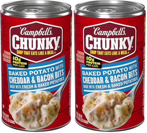Campbell’s Chunky Soup, Baked Potato with Cheddar and Bacon Bits