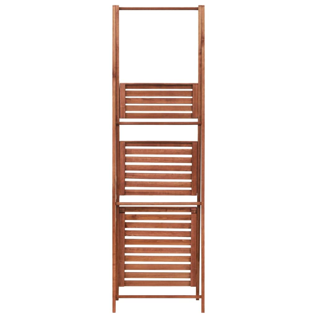 Pflanzenständer aus Zedernholz - Klappbarer Blumenständer Holz Pflanzentreppe Blumenhocker Dekoregal Pflanzregal für Wohnzimmer Balkon 45x40x145 cm
