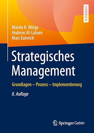 Strategisches Management: Grundlagen – Prozess – Implementierung (German Edition)-Wow! eBook