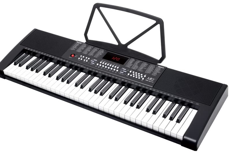 DREAMADE Clavier de Piano Électrique 61 Touches pour Débutant, Clavier d’Apprentissage Numérique Portable, Écran LED, 3… - Les Beatles, Paul McCartney, John Lennon, RIngo Starr, George Harrison DREAMADE Clavier de Piano Électrique 61 Touches pour Débutant, Clavier d'Apprentissage Numérique Portable, Écran LED, 3…