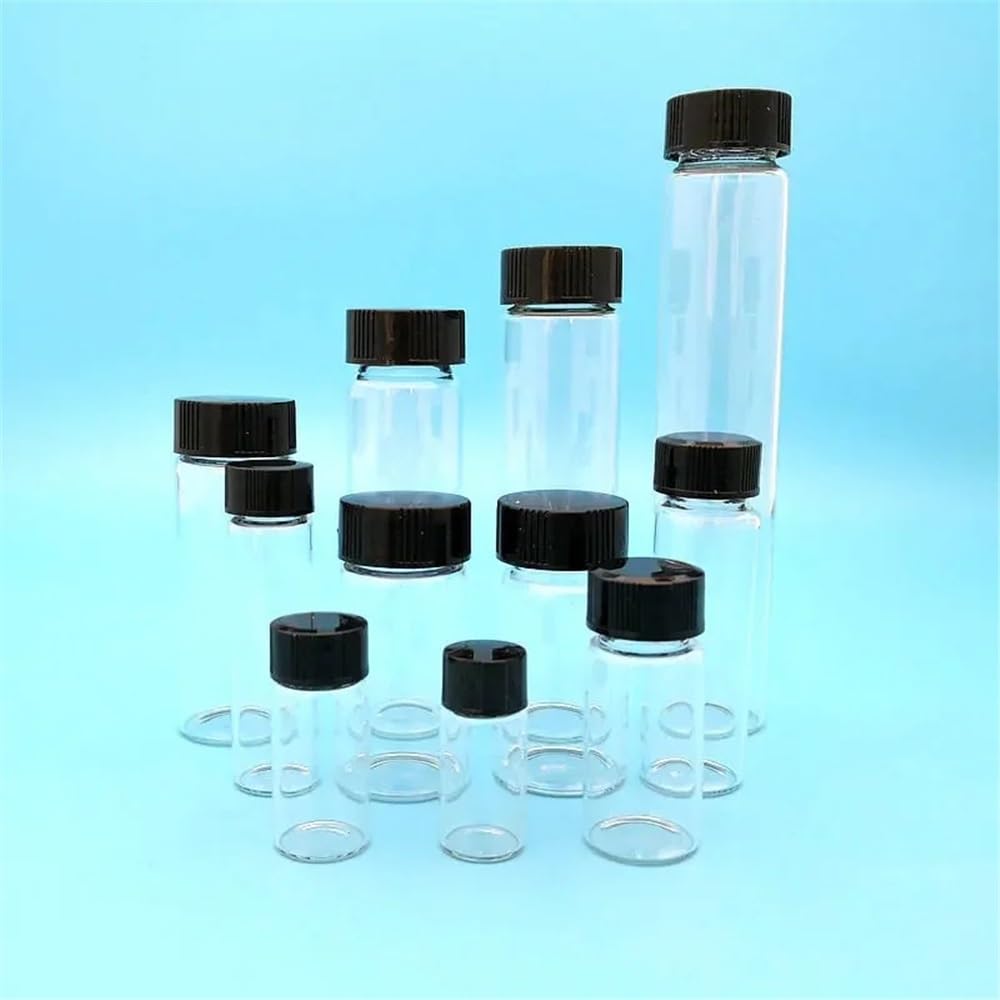 Equipos y suministros de laboratorio Frasco de vidrio transparente 2 ml a 60 for reactivo laboratorio, for experimentos