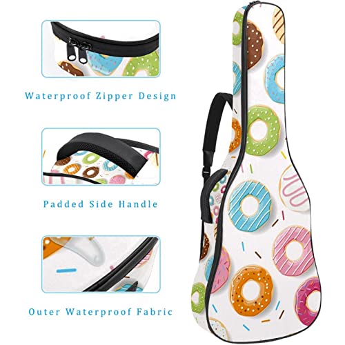 Hondank Étui de guitare de grande taille en forme de tête de mort avec croix, sac à dos de protection rembourré pour… - Les Beatles, Paul McCartney, John Lennon, RIngo Starr, George Harrison Hondank Étui de guitare de grande taille en forme de tête de mort avec croix, sac à dos de protection rembourré pour… – Image 5