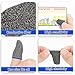 30pcs Thumb Sleeves Mobile Gaming, Gaming Finger Sleeve Carbon Compression Support Thumb Gloves Mobile Finger Protector Anti Sweat Breathable Seamless Touchscreen Cover for Phone Game