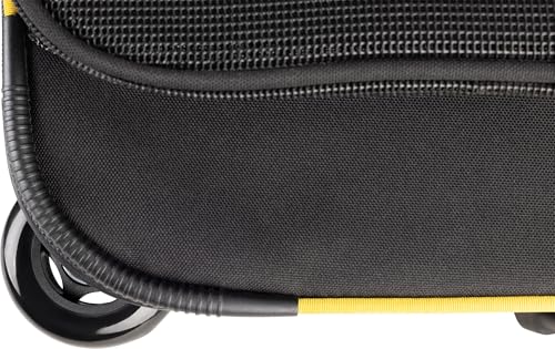 Cressi Moby 2 Trolley Bag Black/Yellow 110 L - Robuste und Geräumige Trolley Tasche ideal für Sportliche Aktivitäten und Reisen, Schwarz/Gelb, 110 L, Unisex