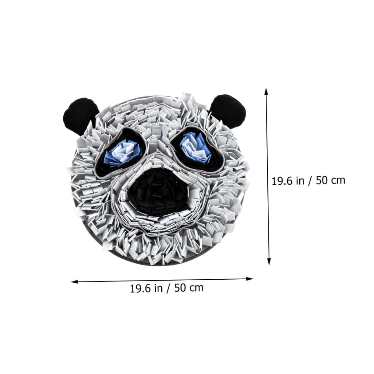 SHINEOFI Panda Schnüffelmatte Für Hunde 50x50cm Aus Langlebigem Material Mit Rutschfestem Boden Interaktives Futtermatte Training Zur Fettleibigkeitsvorbeugung Im Haustierbedarf