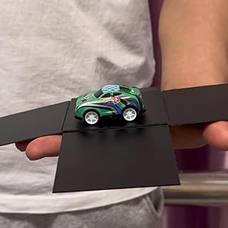 blue-ther Magic Box Tricks Toy Car Appearing in Empty Box Object Producing Vanishing Magician Props for Kids