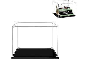 Acrylic Display Case for LEGO Typewriter 21327