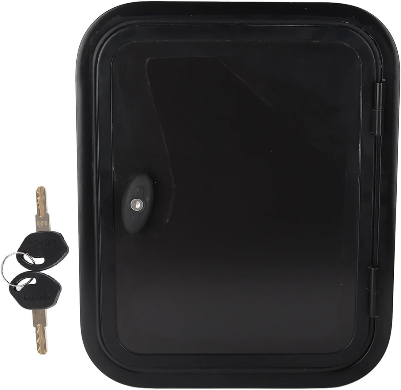 Trailer Compartment Door Security Lock H500 W400mm Rounded Corner RV Baggage Door Heavy Duty Motorhome