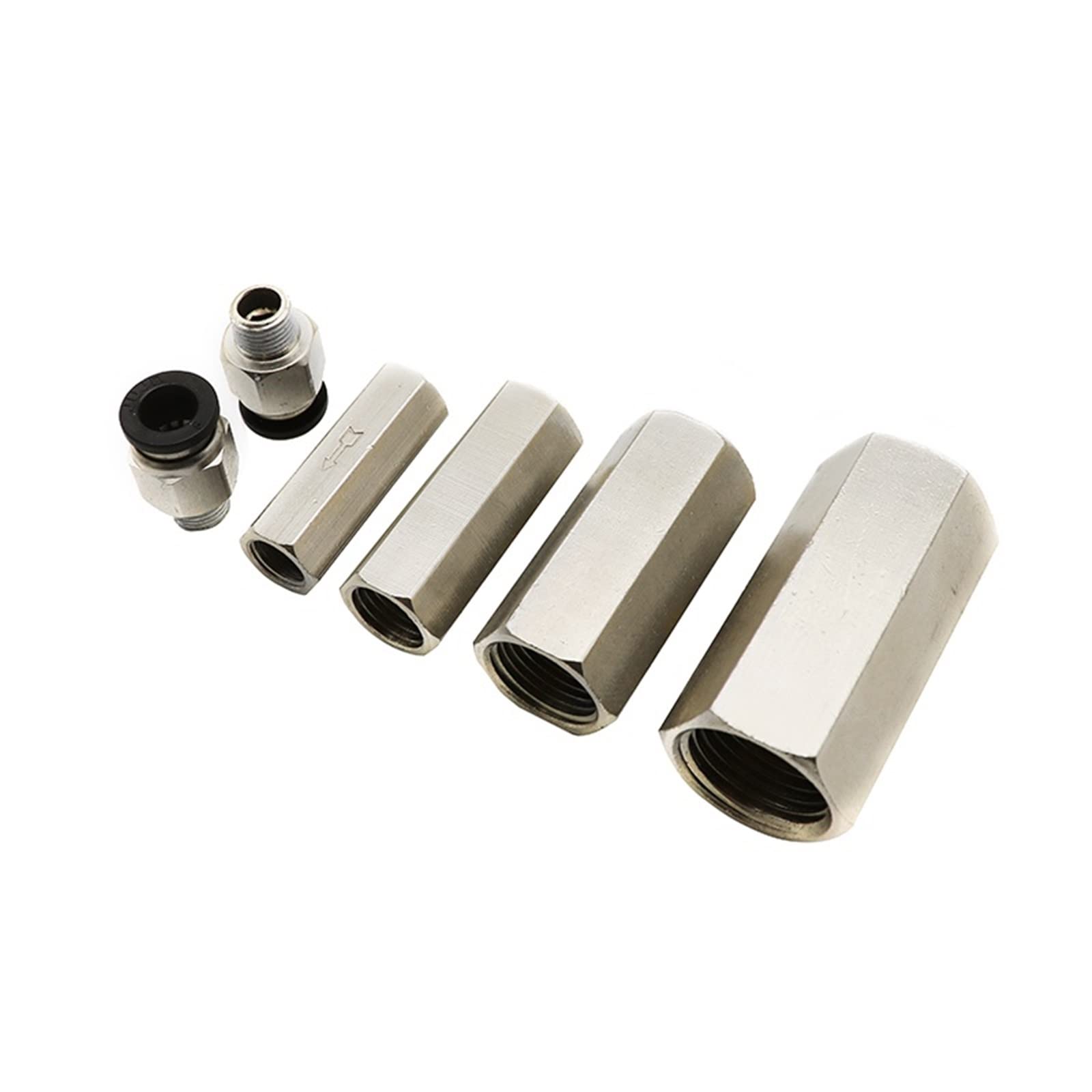 Valvola di ritegno pneumatica in Ottone 4m 6mm 8mm 10mm 1/4 3/8 1/2 Pollici Adattatore for Tubo valvola a Via Singola for Aria compressore d'Aria 1 pz(Cv-01bsp)