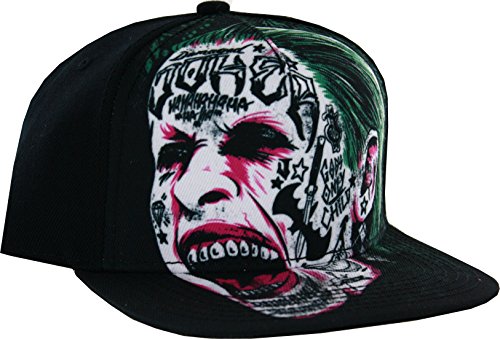 Suicide Squad Joker Tatted Snapback Hat Black