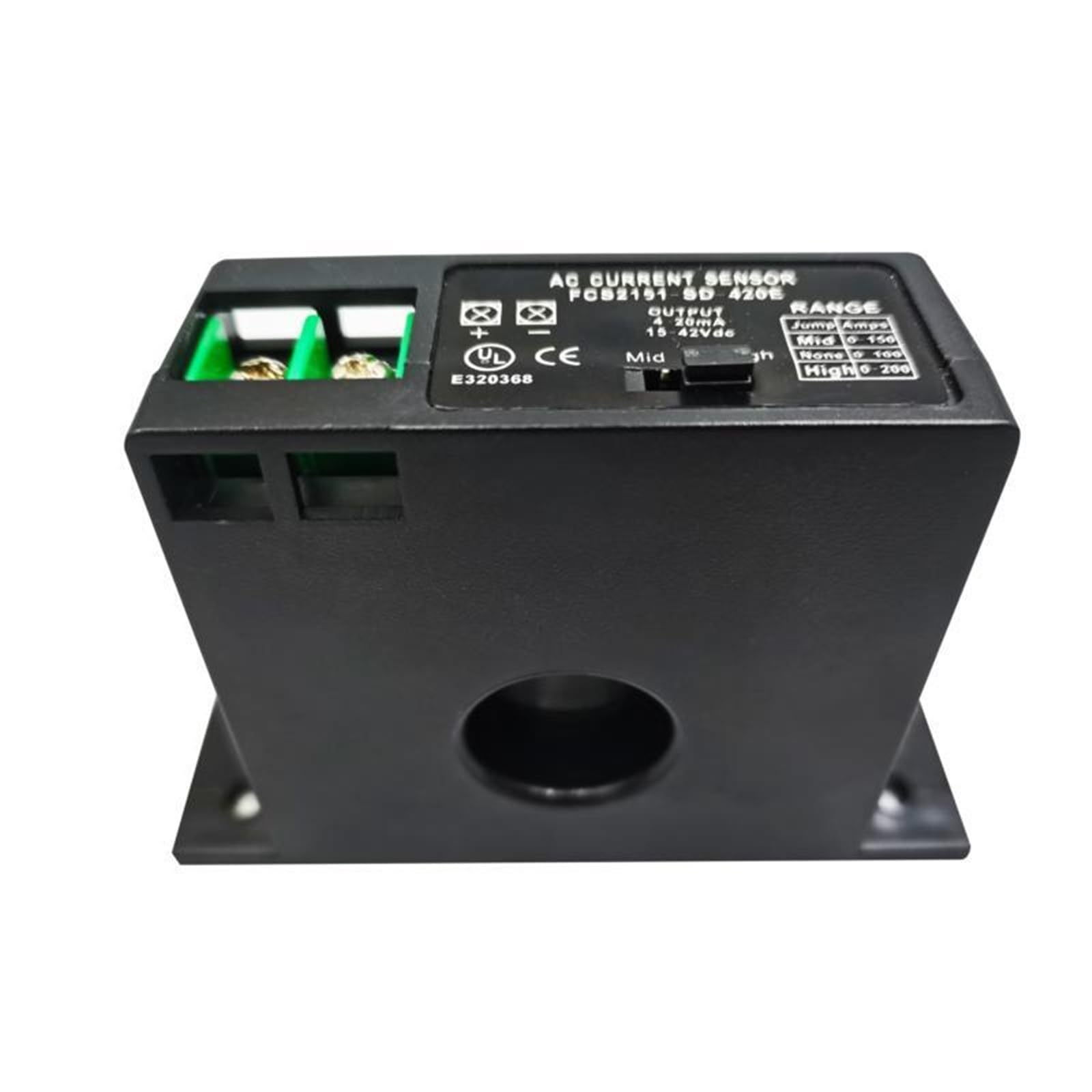 Transductor 4-20 mA FCS2151-SP-420E digital para sensor de corriente CA estable 7