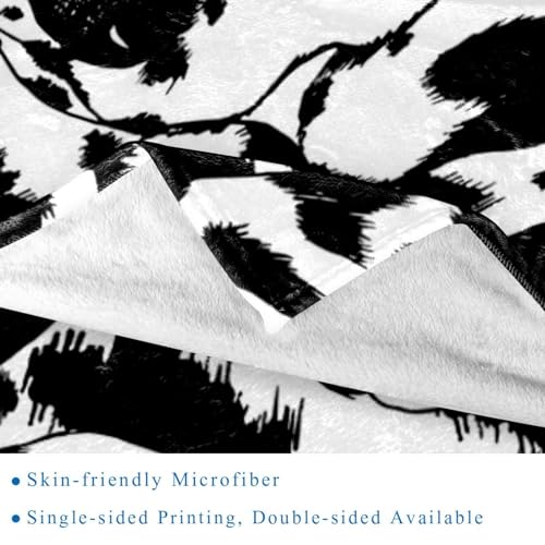Couverture polaire en microfibre légère Plaid dalmatien canapé et lit - 3