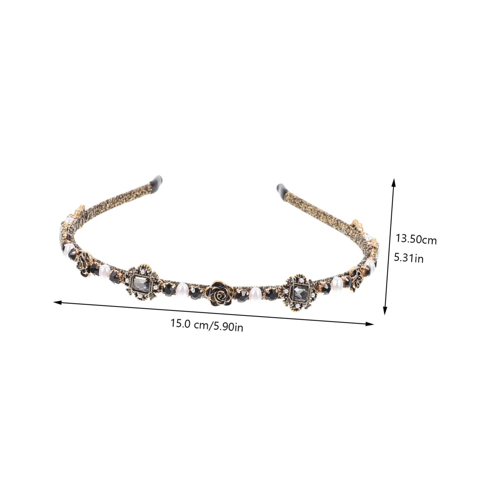 Housoutil 5pezzi Cerchietto Decorativo Per Ragazze Accessorio Per Matrimoni Cerimonie e e Chic