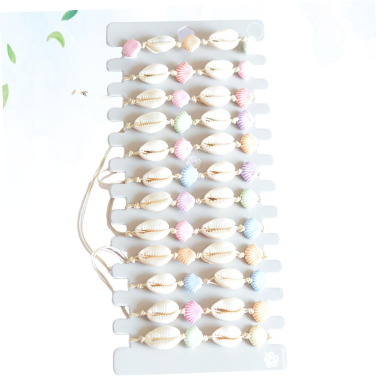 PACKOVE 36piezas Pulsera De Shell Para Parejas Joyería De Moda Mixtos Accesorio Para Amistad y Especiales