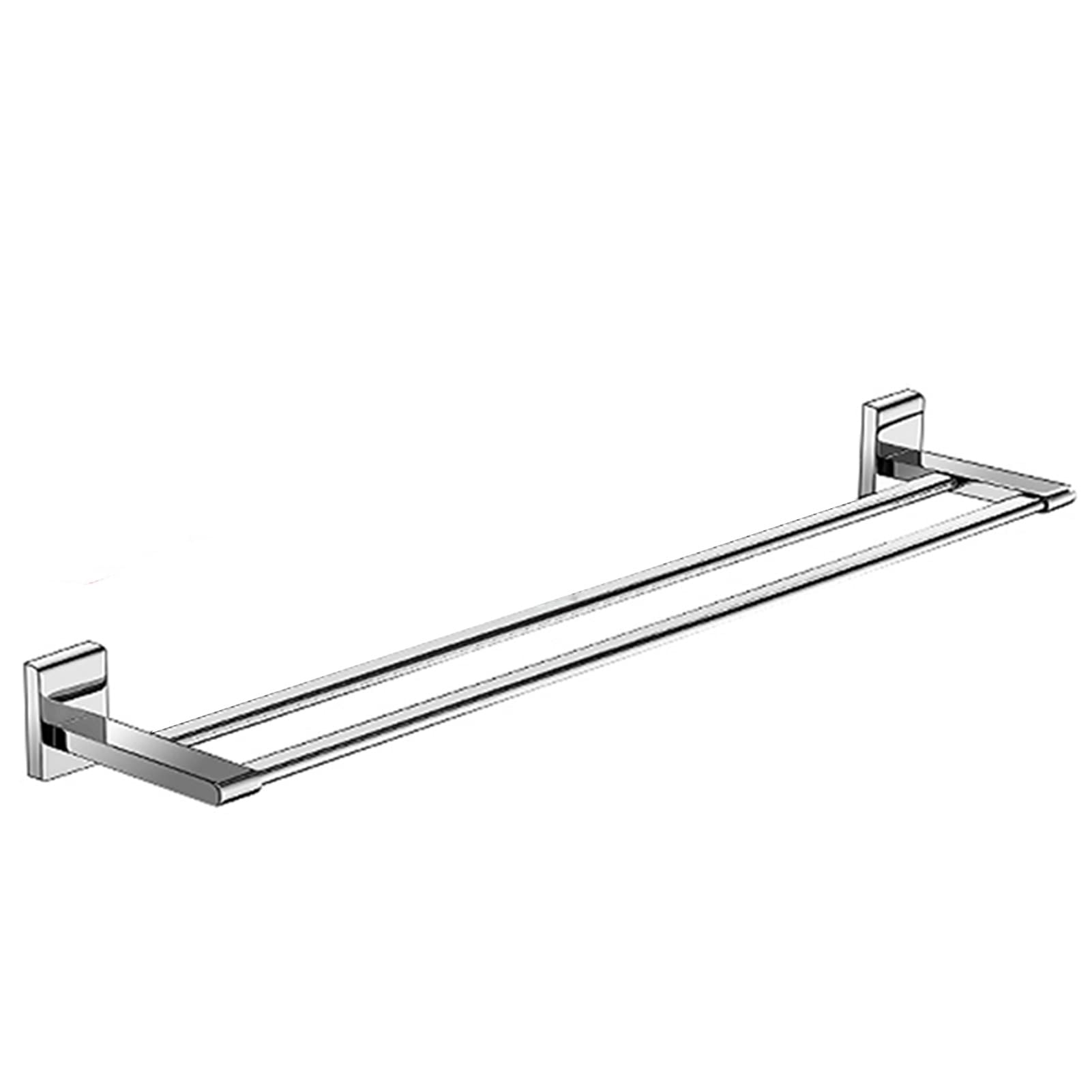 DKRAHRJJ Double Towel Bar Bathroom Towel Rail Rack Towel Holder Wall Mount Towel Hanger/60Cm