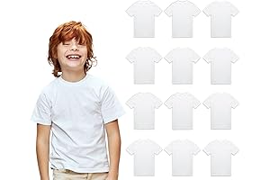 KidTeeCo Bulk 24 Pack Tie Dye T-Shirts for Kids