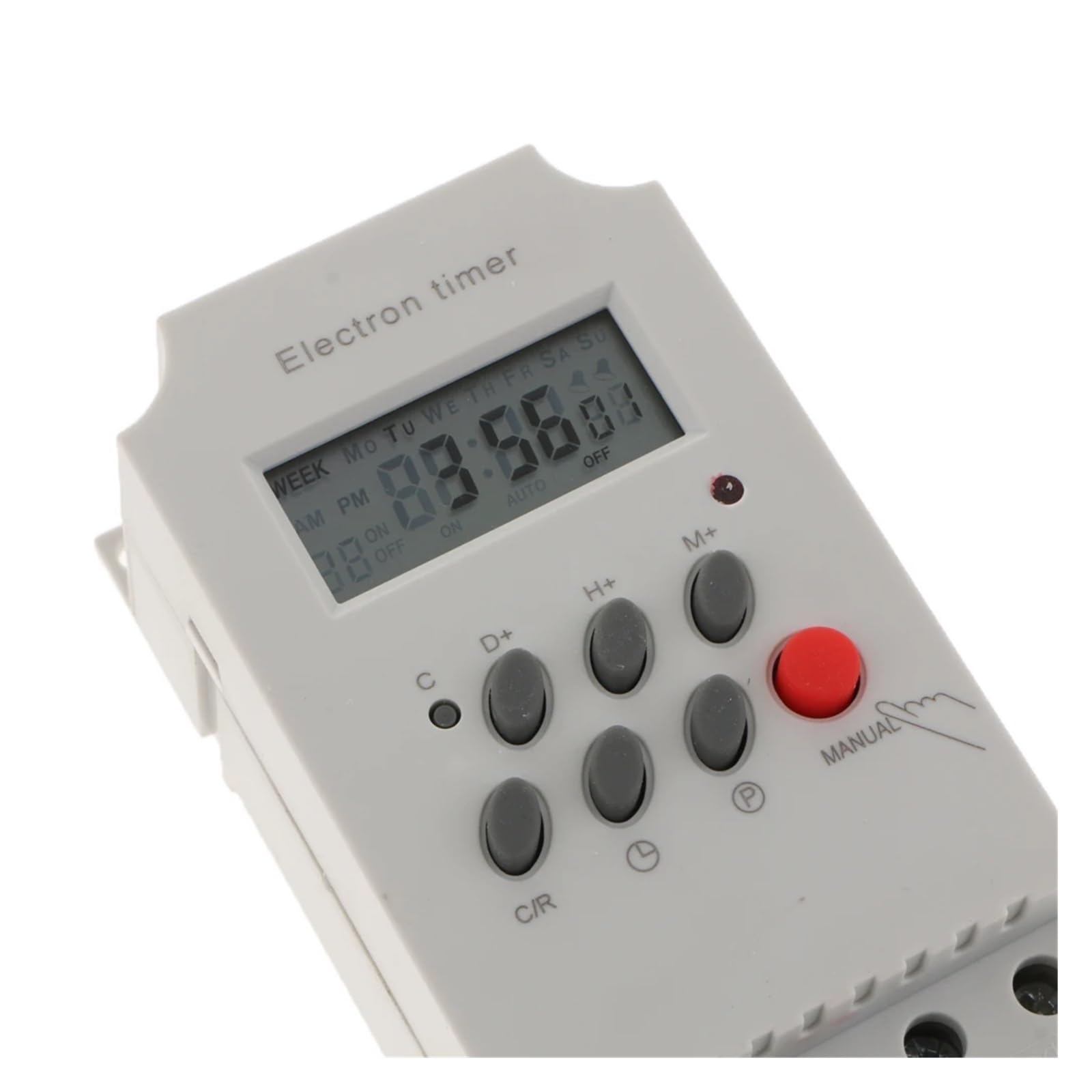 Interruptor Temporizador Mini programable, relé de Tiempo con Pantalla LCD, Carga de relé de Alta Potencia/CC 12 V
