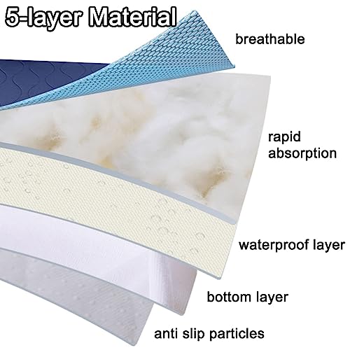 Alèse de lit lavable et coussin d'incontinence absorbant réutilisable - 4