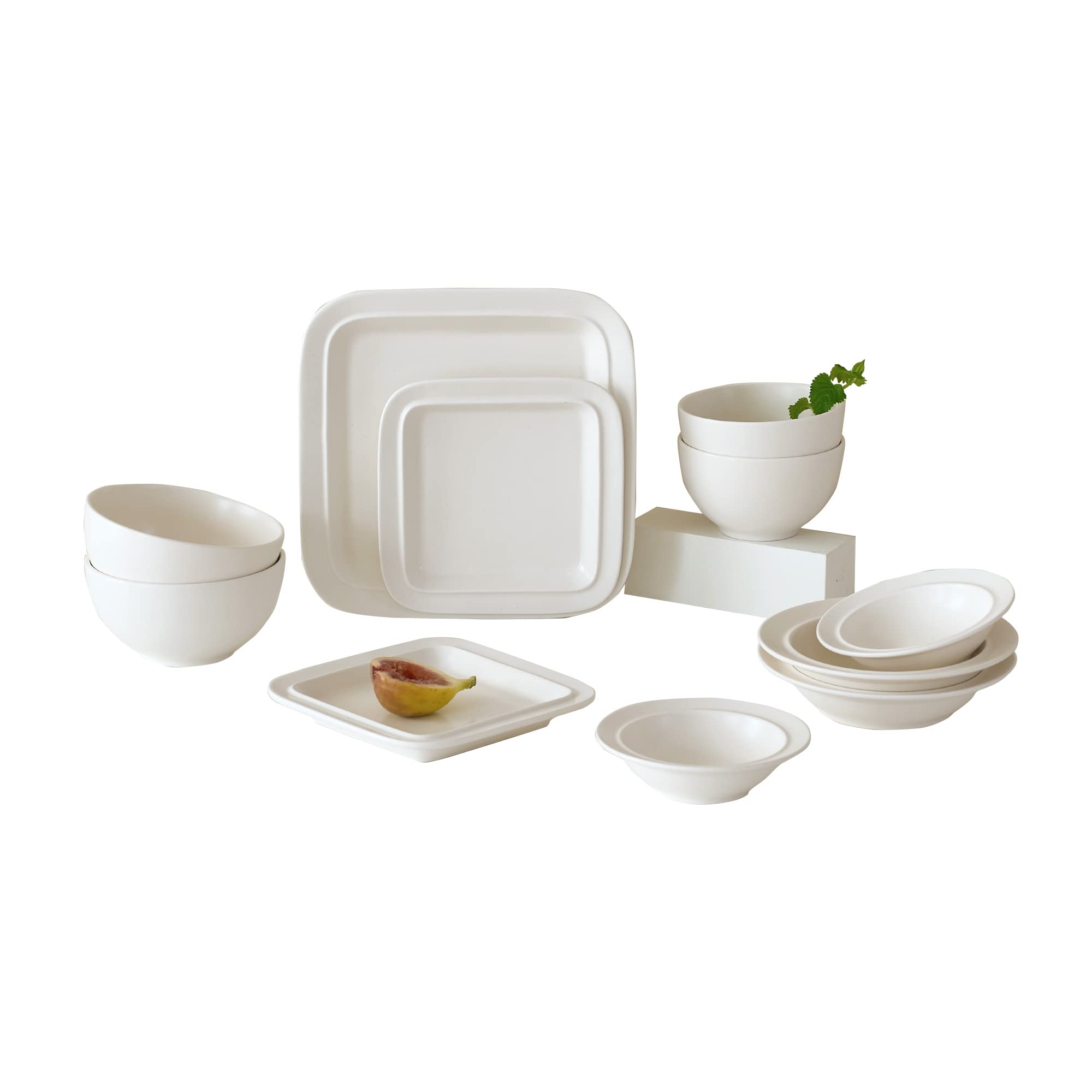 Amazon.co.jp: 【LENANSE】MONDE 2人、4人食器セット 韓国食器 食器