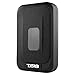 DS18 SQBASSx2 7x9 UnderSeat Slim Amplified Car/Truck Subwoofer with a 4x6 Passive Radiator 1200W Peak Power / 230W RMS - Remote BASS Knob Included - Powered Sub in Ported Enclosure for Tight Spaces