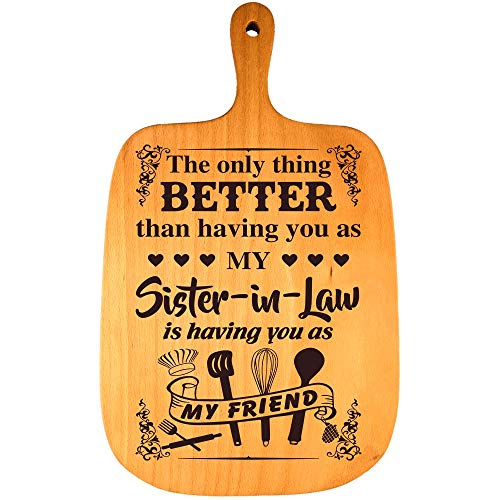 Sister In Law Gifts For Women  Cutting Board