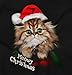 Classic Teaze Cute Santa Cat Meowy Christmas Pun Sweatshirt for Men or Women