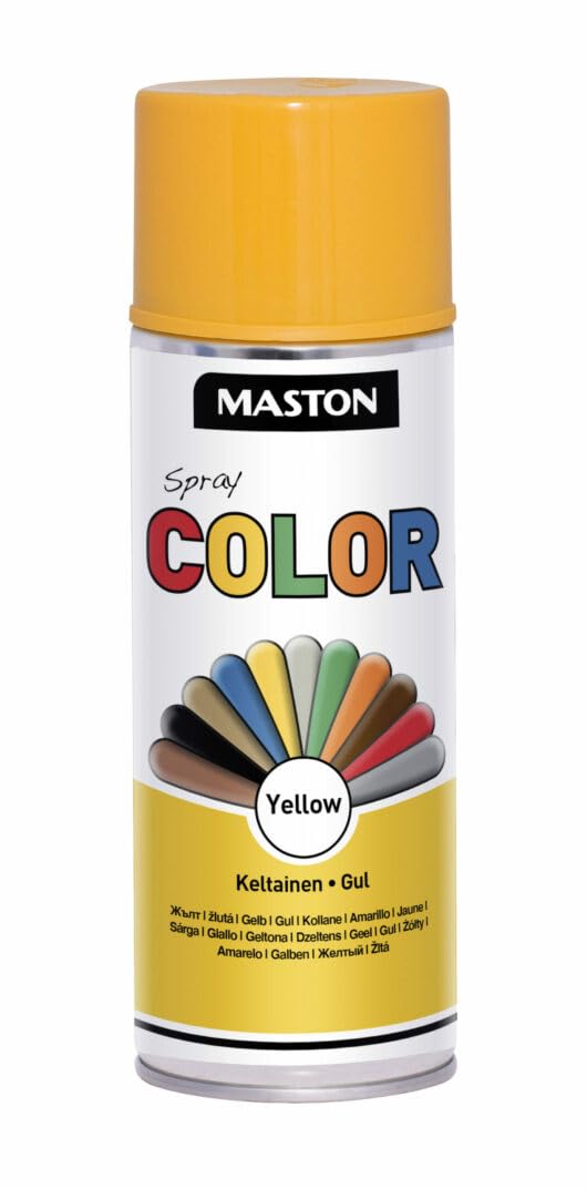 Maston Spray Paint Color - Yellow Gloss 400ml