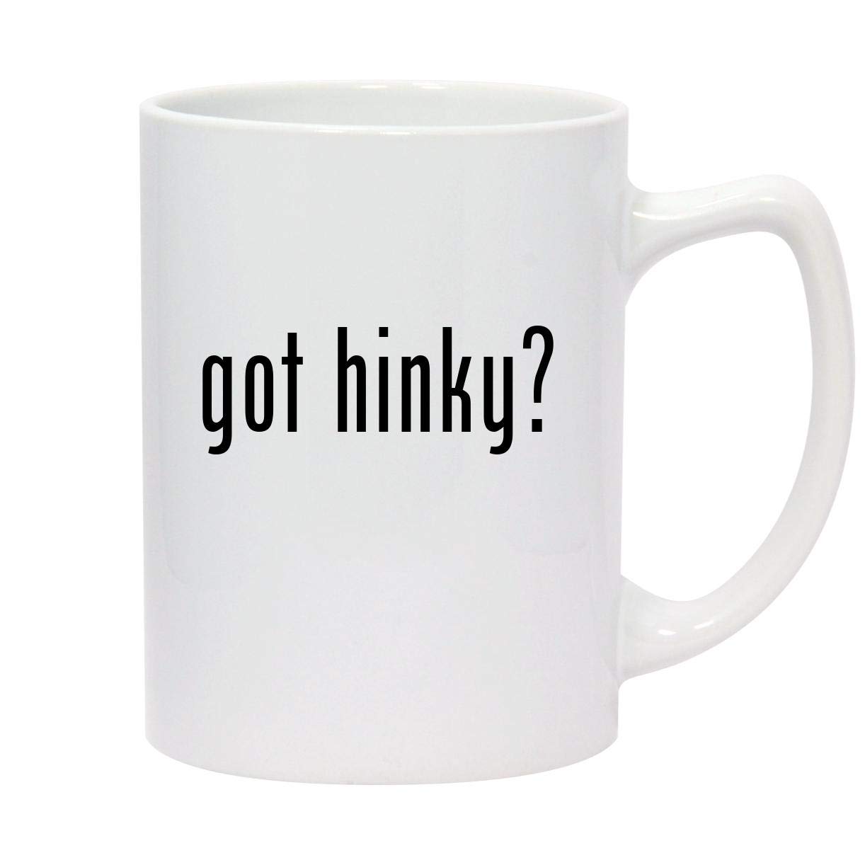 Molandra Productsgot hinky? - 14oz White Ceramic Statesman Coffee Mug