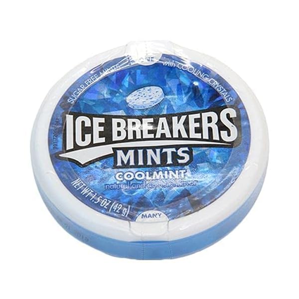 Ice Breakers Mints Cool Mint - Pfefferminz Bonbons, 1 Stück (8 x 42 g) – Bild 10