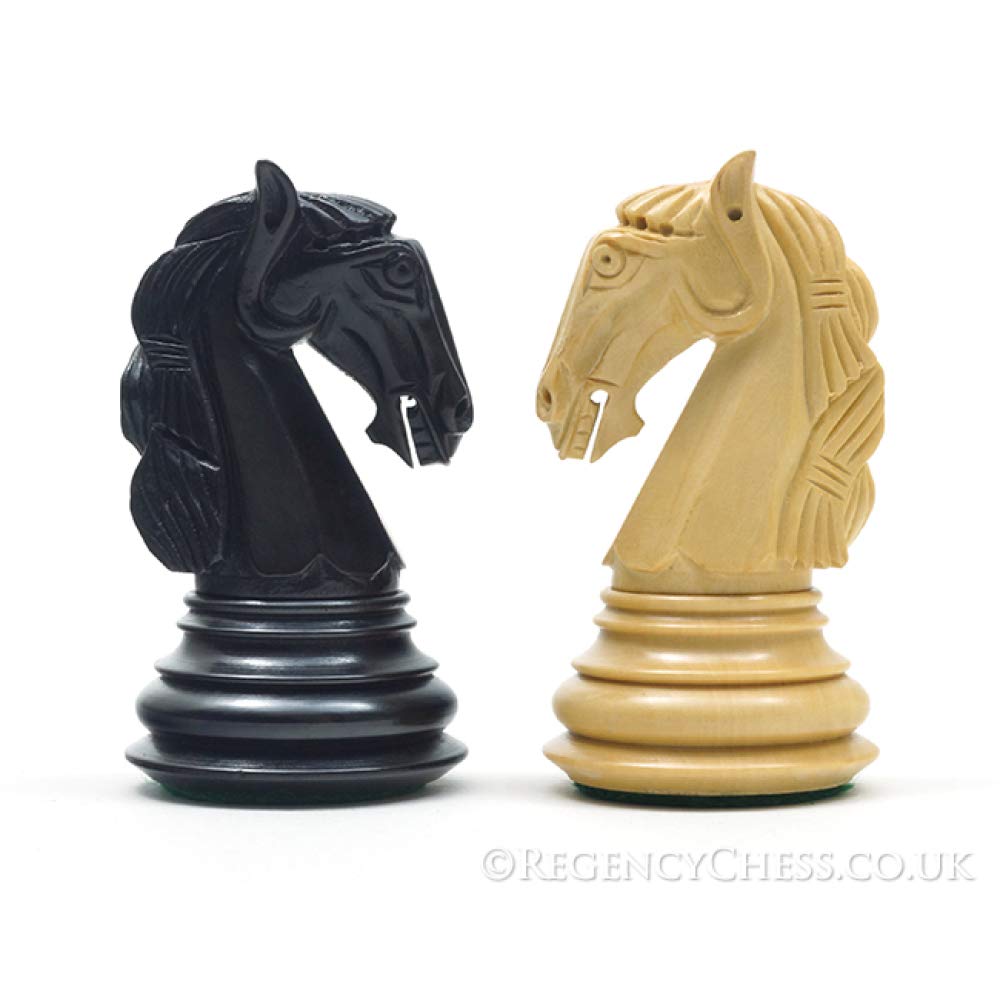 The Regency Chess Company El Gambito Piezas de ajedrez 9.5cm