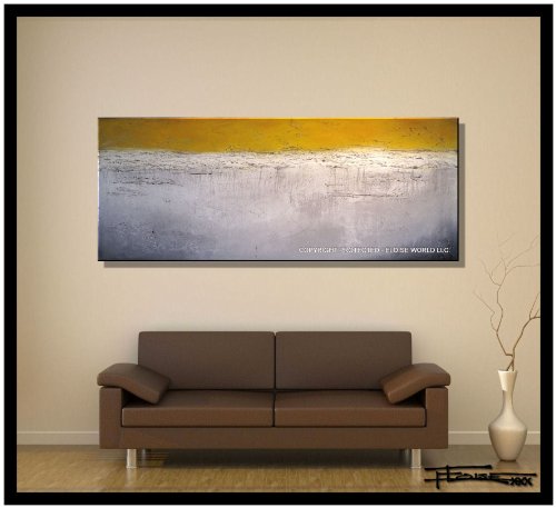 Eloisexxx Modern, Abstract, Canvas Wall Art, Painting, Limited Edition Giclee.strategy.60X24X1.5 Ready To Hang, Us Artist #TOP1