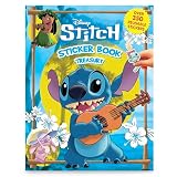 Disney Stitch Sticker Book Treasury - Activity Books for kids, 350 reusable stickers, 96 pages of fun