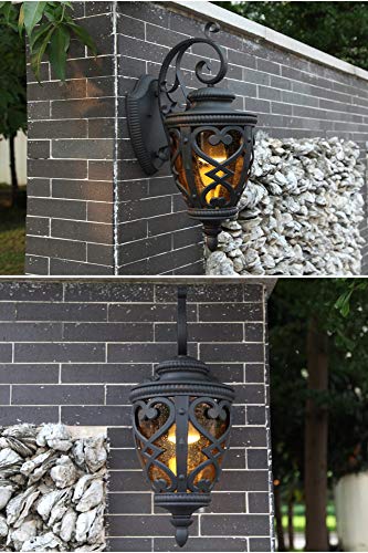 Applique murale étanche E27 lanterne extérieure style rétro
