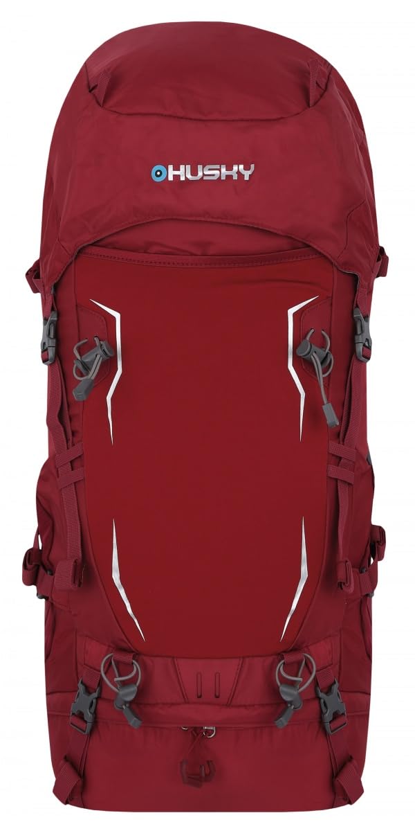 Husky Zaino da trekking da 50 l – Zaino leggero e comodo per attività all'aria aperta con molto spazio, impermeabile, elementi riflettenti e fischietto per escursioni e spedizioni