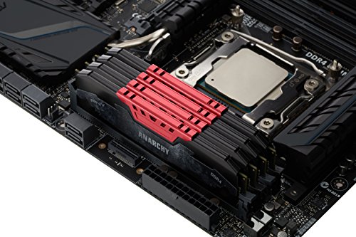 Image of PNY Anarchy 4GB DDR4 2400MHz (PC4-19200) CL15 Desktop Memory (RED) - MD4GSD4240015AR