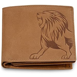 URBAN FOREST Leo Vintage Cognac Leather Wallet for Men