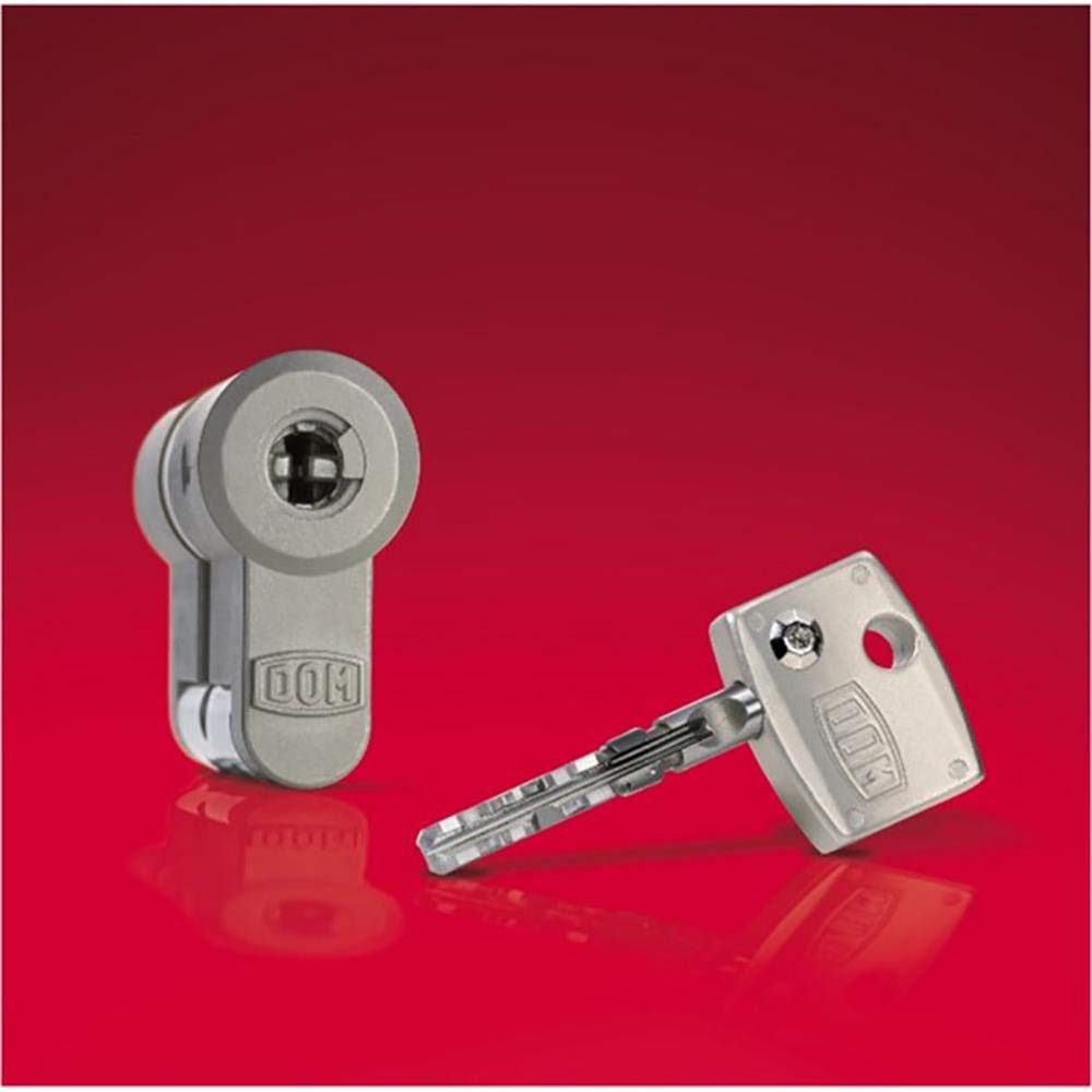 DOM Cilindro Seguridad Leva Larga 30x40mm Acero Laton Diamant 333tdia0503