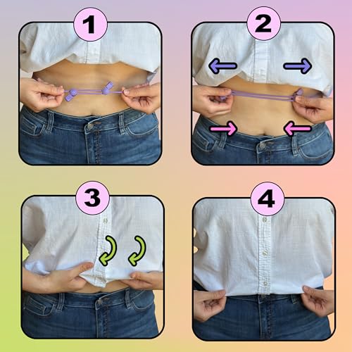 Original Adjustable Crop Tuck Waist Band Tool for Tucking Shirt and Sweater Top Size4