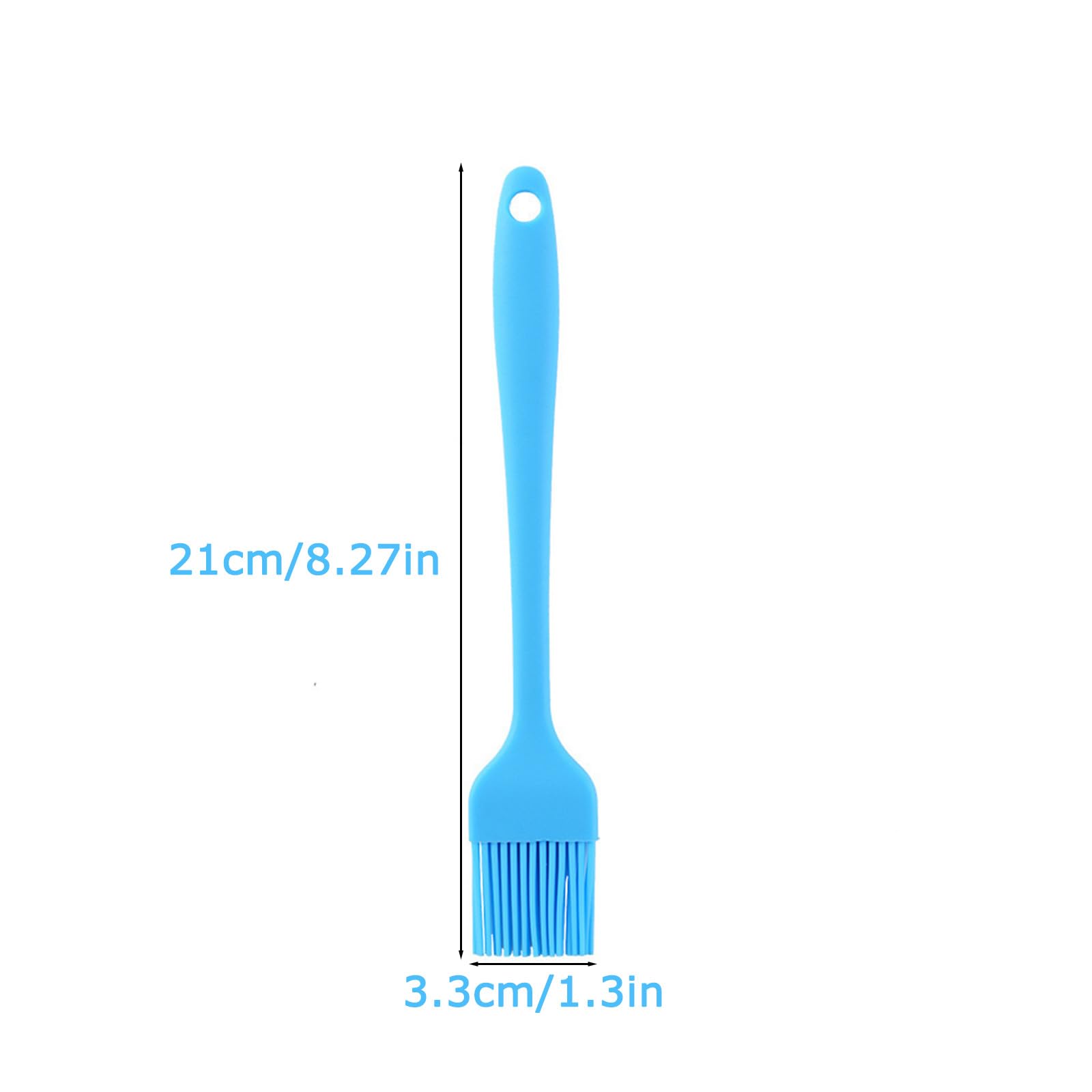 Acpetdr 5Pcs Silicone Pastry Brush, Blue, Set of 5, Silicone Handle, Non-Scratch, Dishwasher Safe - Image 3