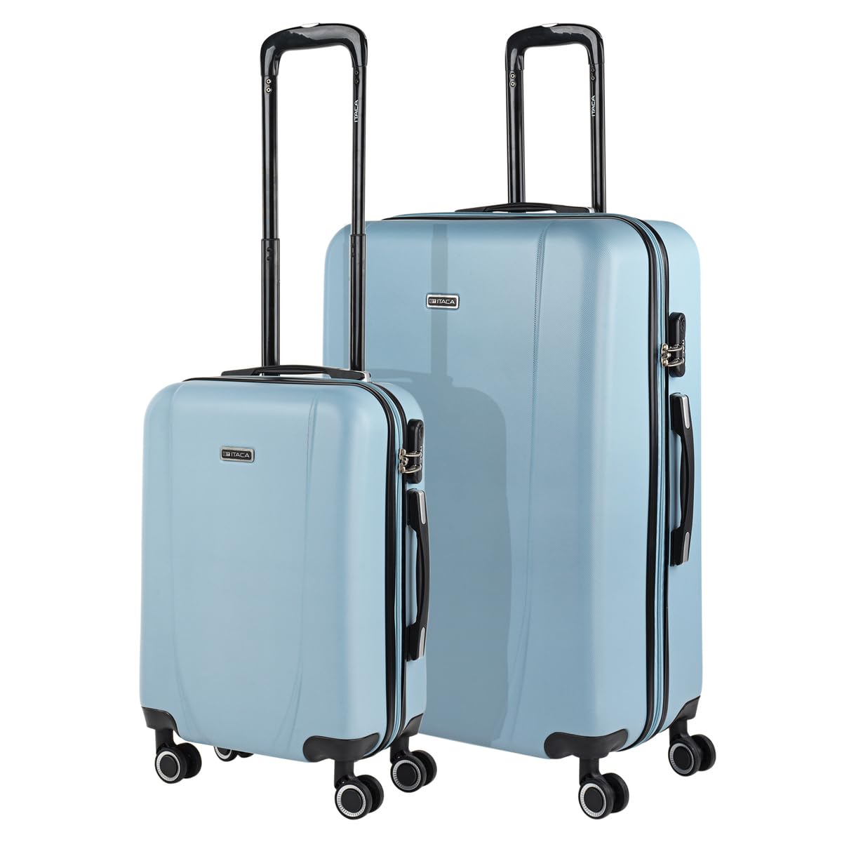 ITACA - Maleta de Cabina 55x40x20 - Maletas De Viaje Cabina Rígidas Trolley con 4 Ruedas Dobles para Avion Ligera Equipaje De Mano Candado de Combinación. Compatible Ryanair, Verde Menta — view 36