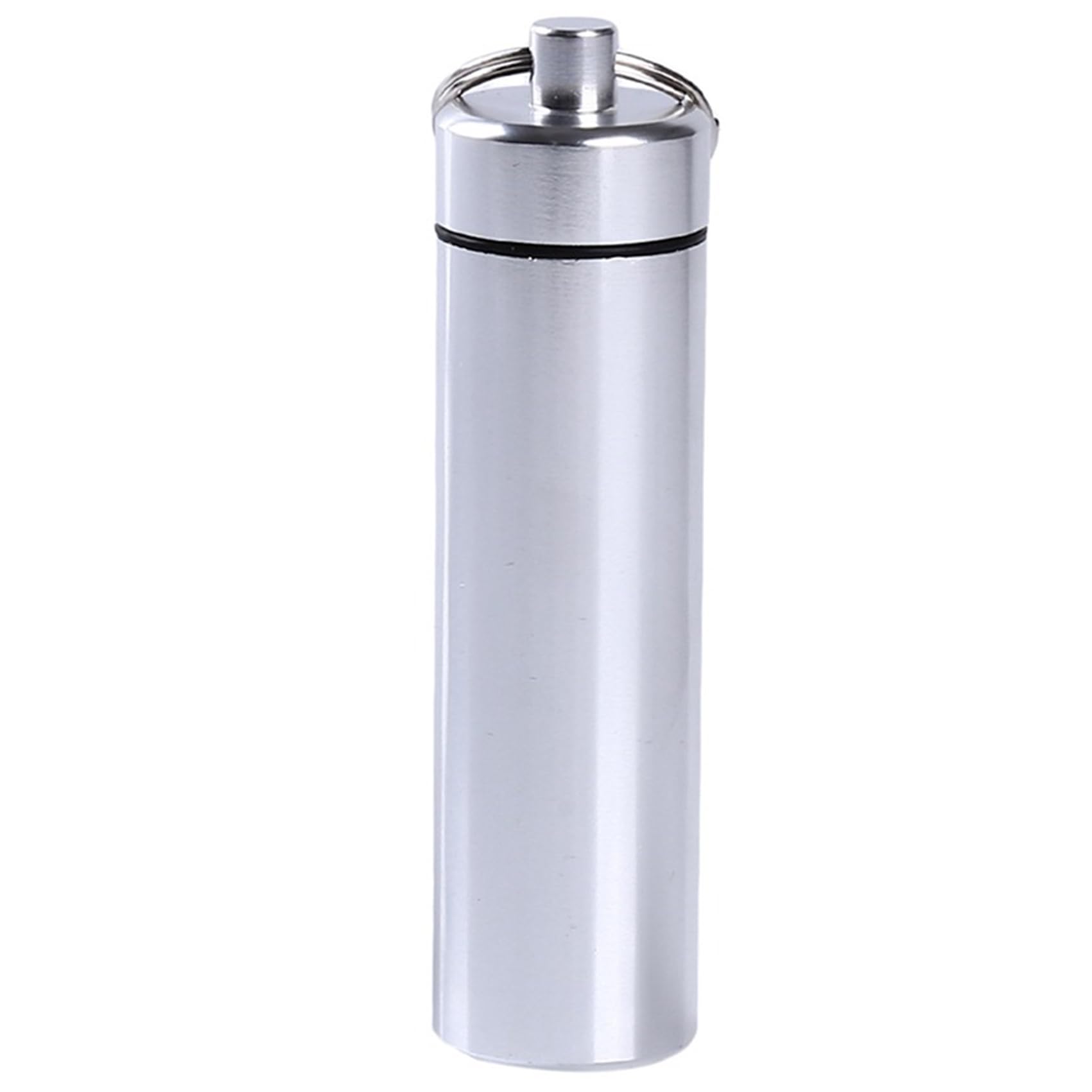 Sperrins Large Portable Metal Aluminum Toothpick Holders Keychain Pocket Outdoor Travel Small Q-Tips Pill Containers 87 19 mm