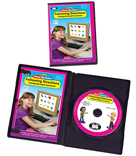 Super Duper Publications | Hearbuilder Following Directions Computerized Screener | Educational Learning Resource For Children #TOP1