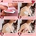YGDZ Kiss Tattoos Temporary Set, Red Lip Tattoo Stickers & Face Gems for Valentines Makeup, 10 Sheets Lipstick Kiss Temporary Tattoo, Heart Fake Tattoos, Hair Gems, Body, Face Rhinestones for Women