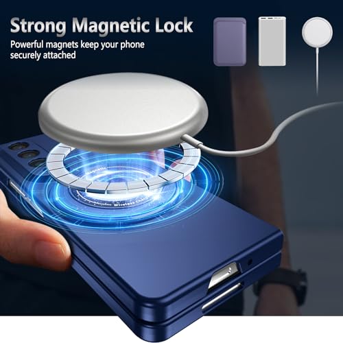 Funda anticaídas Samsung Z Fold 4 con anillo plegable de 360 grados y protección de policarbonato 2