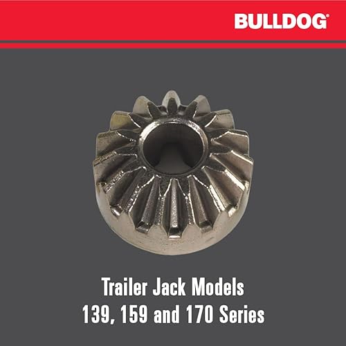 Miniatura 3 de Bulldog 500106 Kit de engranajes cónicos de viento lateral, pieza de repuesto para gato de remolque Bulldog modelos 139, 159 y 170, para modelos de