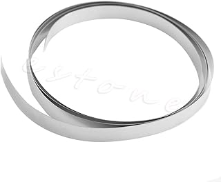 Gwxevce NI Plated Nickel Strip Tape 1M 8mm x 0.15 for Li 18650 Battery Spot Welding