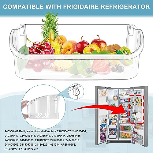 image for 2 PACK Upgraded 240356402 Refrigerator Door Bin Replacement for Frigi.